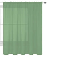 Dekat elegantne čvrste čiste čiste prozorske zavjese za obradu zavjesa (55 63