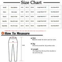 WHLBF kratke hlače za Women Plus Veličina veličine ispod 10 dolara, hlače za žene Ležerne ljetne elastične
