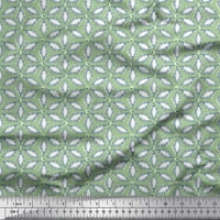 Soimoi pamučna kambrska tkanina Geometrijska mandala print šiva širine tkanine