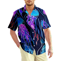Muška košulja Morska životinja Fantastična mekana atraktivna dizajna Ljetna majica za mlade za upoznavanje
