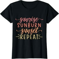 Sunrise Sunburn Sunset Ponovna majica