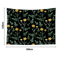 Cvjetna cvjetna tapisarska tkanina visi tapise, zidni viseći za kuću, spavaću sobu, radno mjesto, spavaonica