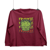 Kimaran Halloween majica Frankenstein Face Horror Frankie Scar dugi rukav Tee