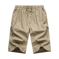 Muški kratke hlače Ležerne prilike za muške modne ležerne boje Multi džepni kopč za patent zatvarač