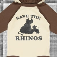 Inktastic Sačuvaj nosoroge sa slatkim nosorovima poklon dječaka ili dječje djevojke dugih rukava