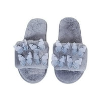Honeeladyy Cleance Manje od 5 $ jesen i zimske žene ravne cipele s dna sandale Ležerne prilike leptir