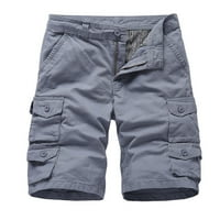 TURILLY muške kratke hlače Radne odjeće Shorts Slim Fit Pocket patentne pantalone Ležerne prilike na