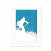 Sportsko skijanje sa skijama Skijaški pol Desktop Foto okvir za prikaz slike Dekoracija umjetnosti