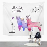 Slatka LLAMAS Alpacas The pjevačke glazbene grupe Naljepnice Naljepnice Oznake Oznake zidne umjetnosti