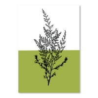 AmericanFlat cvjetni stabljici zelena LISA NOHREN Poster Art Print