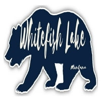 Bijelo jezero Montana suvenir 3x frižider magnetni medvjed dizajn
