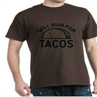 Cafepress - će se pokrenuti za tacos tamna majica - pamučna majica