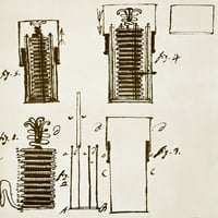 Voltaic Pile, prva električna baterija, poster Ispis naučnog izvora