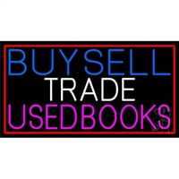 Trgovina znakovima N105-13134-Clear Kupi Prodaj trgovinu Rabljene knjige Clear Backing Neon Sign