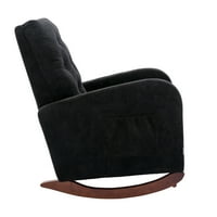 Stolica za ljuljanje sa bočnim džepom, moderna tapacirana stolica za kliničaricu, udobna kauč na razvlačenje