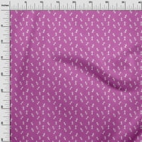 Onuone pamučne kambric Fuschia ružičasta tkanina azijski cvjetni blok prekrivajući zalihe ispisa šivaće