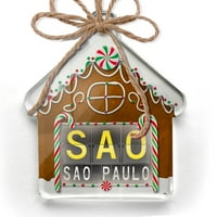Ornament je otisnuo jedan bočni kod Zračne luke Sao za Sao Paulo Božić Neonblond