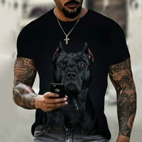 Bajt Legend muško Plus Veličina Ljeto Moda Top ovčarski uzorak 3D Štampanje Hip Hop Fun majice