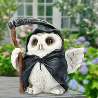 Kombajn Owl Creative Resin ukras ukrasi vrt vrtni dvorišni zanat slatki ukrasi
