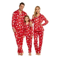 Porodični božićni pidžami Podudaljni setovi Pajama dolje Pajamas set za parove i dječja festivalskog