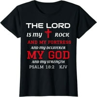 Christian T-majice Biblijska pisma stih Psalam 18: 2