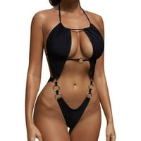 Ociviesr lično ličnosti jednostavno žensko kupaći kostimi su čvrste boje čipke u toku bikini muške donjeg