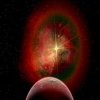 Vanzemaljska planeta i njen neggelični print za sunce