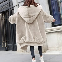 Pxiakgy zimski kaputi za žene Zima visokokvalitetna žena moda plus veličine kaput dugački jaknski kaput