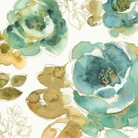 Revizija, Lisa Crni moderni uokvireni muzej umjetnički print pod nazivom - Moje staklene bašte ruže