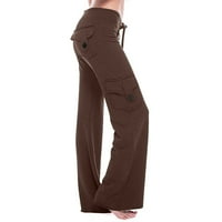 Teretne joge hlače za žene High Wiasted Streetwer Baggy Hlače Preppy odjeća Hipi Y2K hlače Ležerne pantalone