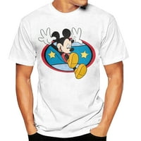 Mickey Mouse i Donald patke uzorci, roditelj-dječja odjeća Slim-Fit Majica kratkih rukava, pogodna za