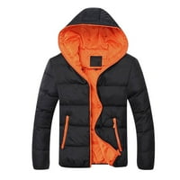 Simplmasygeni zimski kaputi za muškarce čišćenje modne ležerne jesenske i zimske kontrastne jakne sa