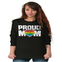 Ponosna mama majka gay pride lgbtq ally majica dugih rukava s dugim rukavima Brisco brendovi m
