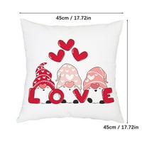 NJSPdjh bacanje jastuci za Valentinovo za ljubav Love Pismo uzorak bacač jastučni poklopac bacaju jastuk