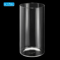 Uxcell 7.9 x3.9 Clear Glass Cylinder vaza za tablicu cvijeća vaze plutajuća držač svijeće vaza