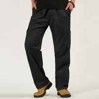 Akiigool casual pants muškarci muške ležerne pantalone elastične labave fit zimskih hlača