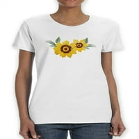 Slatke suncokretove žene majica, ženska x-velika
