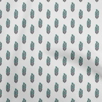 Onuone pamučne kambric tirkizna zelena tkanina azijska cvjetna blok haljina materijala tkanina za ispis