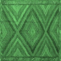 Ahgly Company Zatvoreni pravokutnik jugozapadne smaragdne zelene zbirne tepihe, 7 '10'