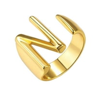 Loopsun prstenovi Ženski modni prsten Par prsten otvaranje pisma prsten nakit godišnjica rođendanski
