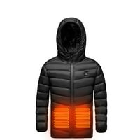 Djeca zagrijana jakna USB za punjenje dječaci i djevojčice Inteligentni termostat zimski topli pamučni