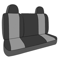 Caltrend Stražnji podijeljeni nazad i čvrsti jastuk Duraplus poklopci sjedala za 2012- Chevy Gmc Colorado