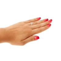 Mauli dragulji Dijamantni prsten za žene 0. Karatni krug prirodni dijamantni prsten za vjenčanje za