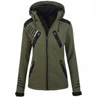 Elaililye Fashion Winter Jackets za žensko čišćenje WindBreaker plišana jakna Planinarstvo na otvorenom