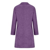 Novi proizvodi Zimski kaputi za žene Ženske jakne zazor prodaje Ženski džepni džepni vuneni kaput rekreativni