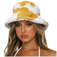 Ženski šeširi Zima tiskani debeli kantu za toplu kašiku kašika kašike za žene za žene muškarci šeširi