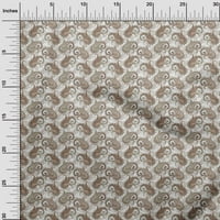 Onuone pamuk poplin white tkanina azijski paisley šivaći materijal za ispis tkanina sa dvorištem širom