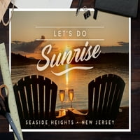 Seaside visine, New Jersey, hajde da napravimo izlazak, pogled izlaska sunca