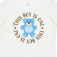 Inktastic 1. rođendan Boys Teddy Bear Poklon Dječak majica