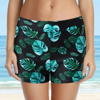 Tawop Women Plus size Swim Shorts Hotchers Lavento Biker kratke hlače zelena Veličina 16-18